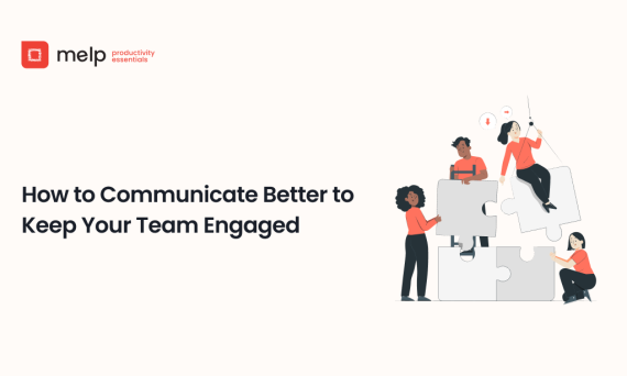 Team solving a puzzle together, communicating to keep employees engaged at work