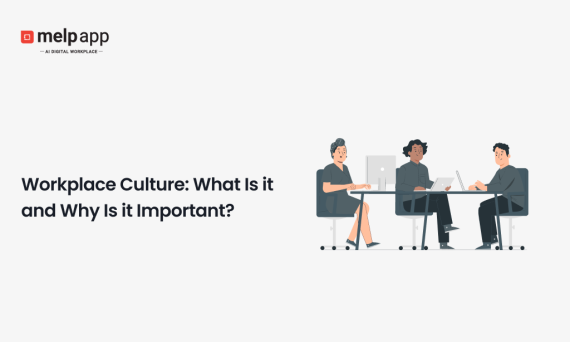 Office team collaborating in a meeting to build a positive and inclusive workplace culture