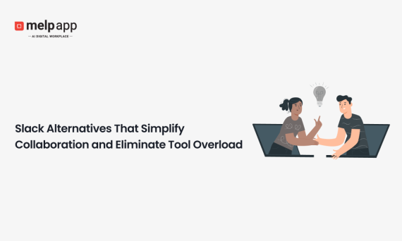 Team using Melp Slack alternative to simplify collaboration and reduce tool overload