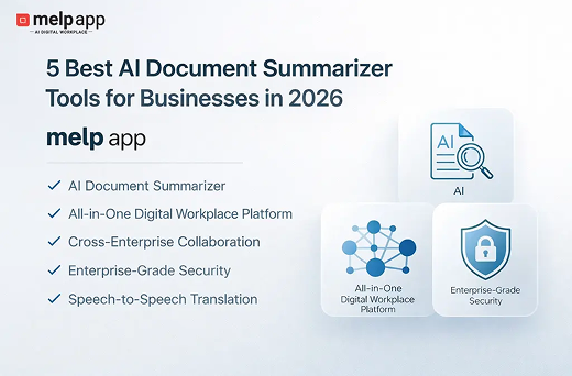 Businesses spending time on manual document review, improved using melp app AI document summarizer solution